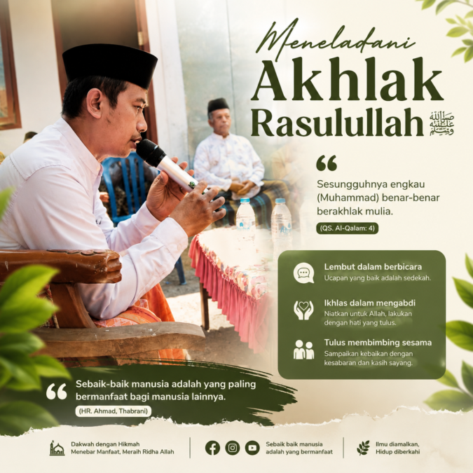 Meneladani Akhlak Rosulullah